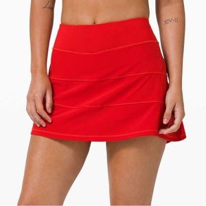 Women’s Lululemon Pace Rival Skirt Dark Red